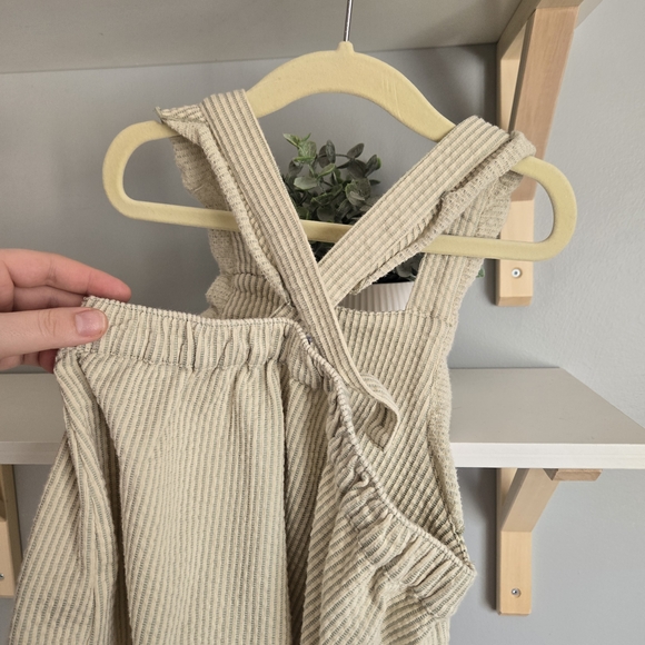 Cream Ruffled Baby Dress - Picture 4 of 4